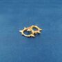 Gold Spike Hoops, thumbnail 6 of 8
