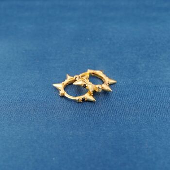 Gold Spike Hoops, 6 of 8