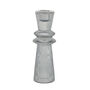 Grey Fluted Glass Candle Stick, thumbnail 6 of 6