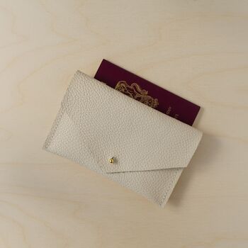Personalised Leather Passport Case Meadow Collection, 9 of 12