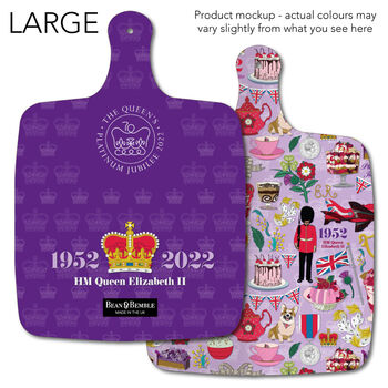 Queen's Platinum Jubilee Commemorative Chopping Boards, 3 of 12