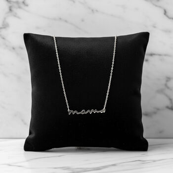 Women's Sterling Silver 'Mama' Necklace, New Mum Gift, 2 of 5