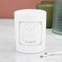 Personalised Zodiac Candle Holder, thumbnail 8 of 11