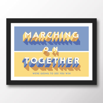 Leeds United 'Marching On Together' Poster, 7 of 7