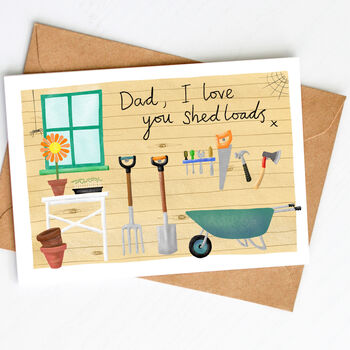 Shed Loads Birthday Or Father's Day Card, 2 of 4