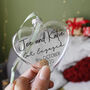 Happy Engagement Glass Bauble Gift, thumbnail 6 of 11