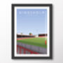 Kingsholm Stadium Gloucester Rugby Poster, thumbnail 8 of 8