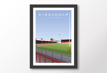 Kingsholm Stadium Gloucester Rugby Poster, 8 of 8