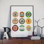 Newcastle Beer Mats Poster, thumbnail 1 of 4