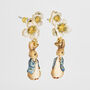 Fable England X Peter Rabbit Floral Drop Earrings, thumbnail 2 of 8