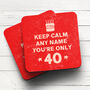 Personalised Mug 'Keep Calm 40th Birthday', thumbnail 6 of 6