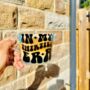 In My Thirties Era Glass Mug – 30th Birthday Gift Handmade Glassware, thumbnail 4 of 5