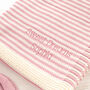 Baby Girl Dainty Stripe Blanket, thumbnail 2 of 12