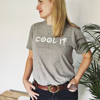 Cool It Climate Change Ladies T Shirt, 6 of 10