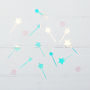 Iridescent Star Cake Toppers, thumbnail 6 of 7