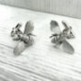 Sterling Silver Honey Bee Cufflinks, thumbnail 2 of 6
