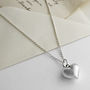 Sterling Silver Love Heart Necklace, thumbnail 1 of 6