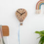 Children's Hot Air Balloon Personalised Rainbow Clock, thumbnail 4 of 6