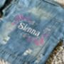 Personalised Embroidered Baby/Toddler Denim Jacket, thumbnail 4 of 7