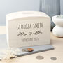 Personalised New Baby Wooden Money Box, thumbnail 6 of 10