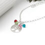 Tree Of Life Birthstone Bracelet 925 Sterling Silver, thumbnail 5 of 6