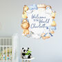 Personalised Welcome To The World Jungle Wall Sticker, thumbnail 2 of 5