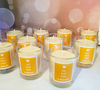 Personalised Name Wedding Favour Candles, 6 of 11