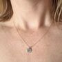 Mini Sunburst Coin Necklace, thumbnail 4 of 9