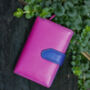 Berry Womans Multi Colour Leather Purse Wallet, thumbnail 1 of 8