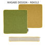 Washable Seat Cushion For Indoors Outdoors W40x D40x H5cm, thumbnail 3 of 5