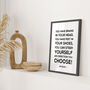 Dr Seuss 'You Have Brains' Quote Print, thumbnail 11 of 12