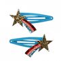 Shooting Stars Glitter Hair Clips, thumbnail 2 of 4