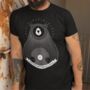 Vinyl Record Bear Adult Men's T Shirt, thumbnail 3 of 10