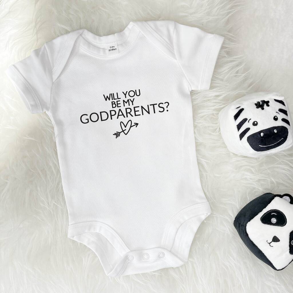 Will You Be My Godparents; Godmother; Or Godfather, 1 of 9