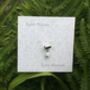 Lily Of The Valley May Birth Flower Bracelet Charm, thumbnail 3 of 4