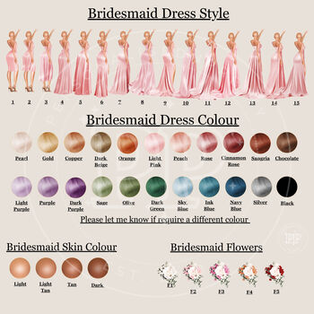 Personalised Bridesmaid Print, Gift For Bride, 4 of 9