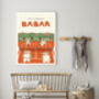 Babar The Elephant Tennis Nursery Art Print, thumbnail 3 of 3