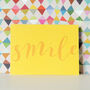 Mini Smile Greetings Card, thumbnail 2 of 5