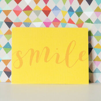 Mini Smile Greetings Card, 2 of 5