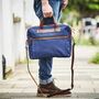 Personalised Leather Trim Laptop Bag, thumbnail 6 of 6