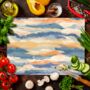 Daylight's Canvas Textured Glass Chopping Board, thumbnail 6 of 8