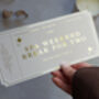 Personalised Gold Surprise Ticket, thumbnail 2 of 2