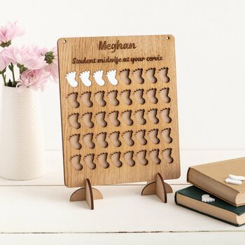 Student Midwife Personalised Delivery Counting Board, 2 of 6