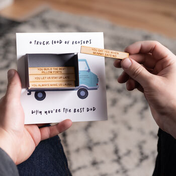 Truck Load Of Reasons You're The Best Keepsake Card, 3 of 4
