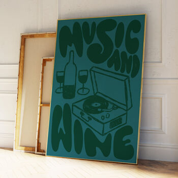 Music And Wine Print, 7 of 10