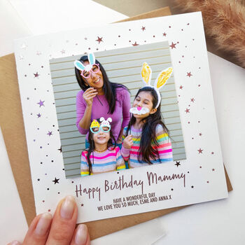 Personalised Birthday Photo Card For Mummy Or Mum, 2 of 2