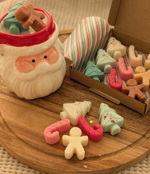 Christmas Wax Melt Burner With Wax Melts Gift Set For Christmas, 8 of 9