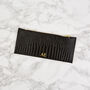 Black Croc Leather Pencil Case , Personalised, thumbnail 2 of 4