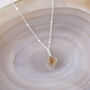 Citirine November Birthstone Necklace Sterling Silver, thumbnail 1 of 6