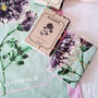 Indian Chrysanthemum Print Cotton Tea Towel, thumbnail 6 of 6